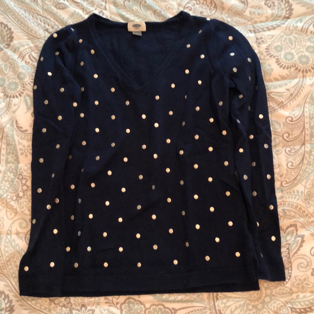 Polka dot sweater